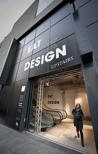 Eat Drink Design @ Dutch Design Week 2010, entrance (photo Ruud Balk)