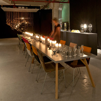 Maarten Bapist (Joine) / Simple Table
Anke Bernotat (Gispen) / Triennial chair
Jos Kranen en Johannes Gille (Kranen/Gille) / Plant lamp small