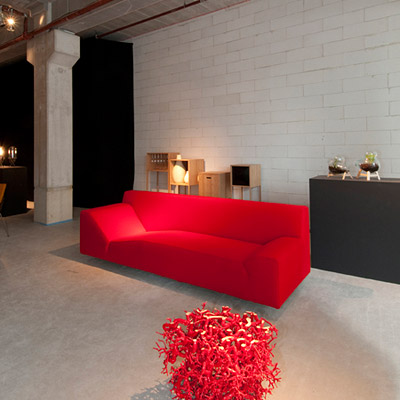 Maarten Bapist (Joine) / Single sofa
Anke Weiss / Bonsai Structure - vermillion edition