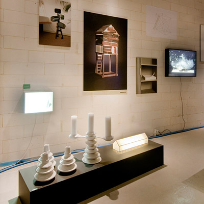 Jennifer Bruinendaal / Lamp Horreo
Sander Lucas / Vases, Candlesticks
Carolien van Pagee / Pictures 9mm project (light box), Paperwork, Minds eye, Playground, Hinterland, Lilly's pucking black , No title - light box